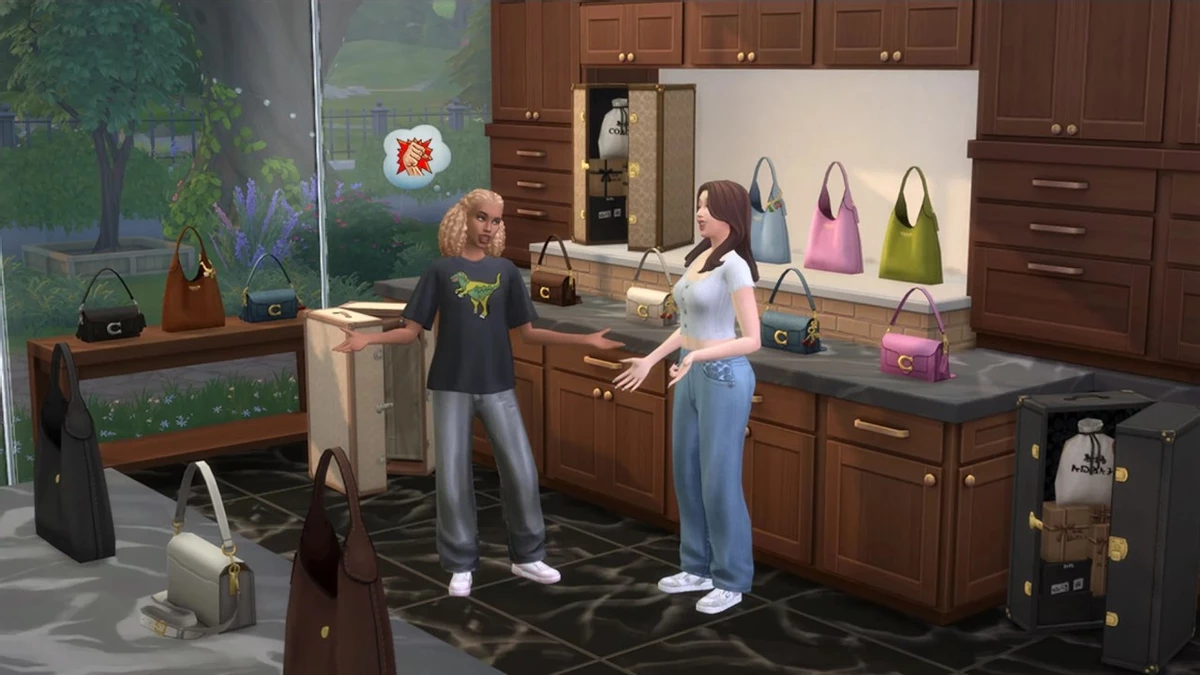 A free update for the sims 4 has been released featuring a collaboration with coach and new content in the gallery