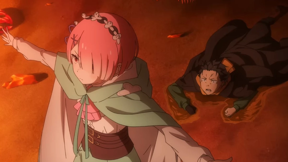 A lively and painful for barusu trailer for the fourth season of rezero set to some rap music