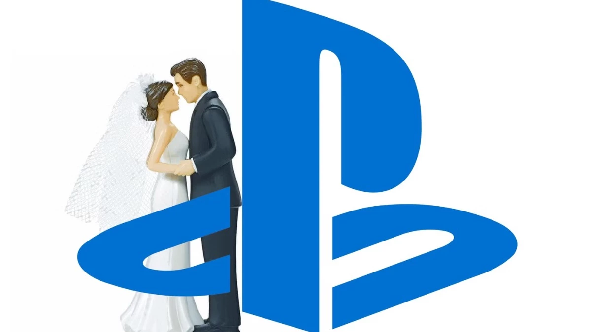 Adorable a couple invited sony to their wedding and received a gift from playstation