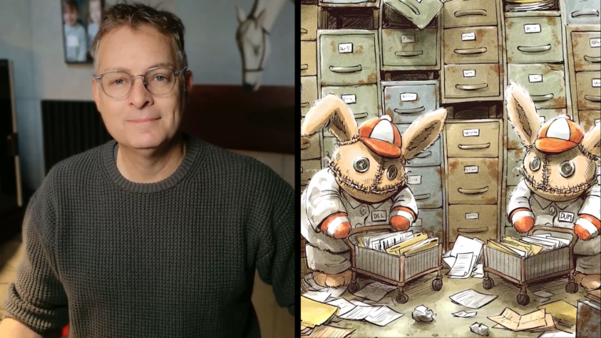American mcgee has returned to the gaming industry with a new project based on alice in wonderland