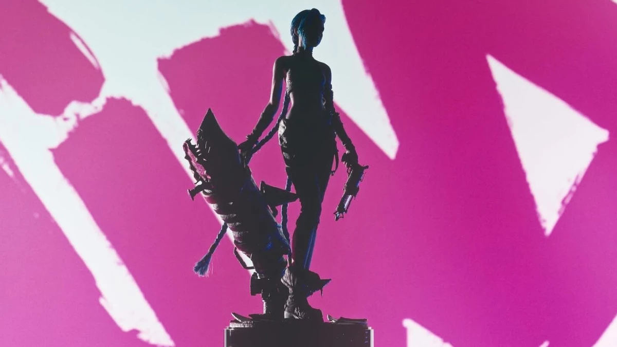 An announcement has been made for a delightful jinx figurine from league of legends