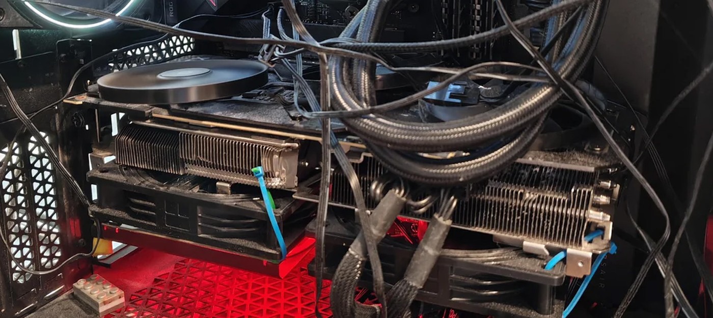 An enthusiast showed the insides of a pc that could cause a heart attack for neat freaks