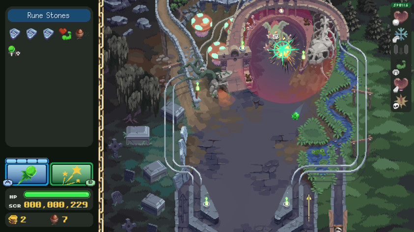 Announced pin crawl an unusual mix of roguelike and pinball