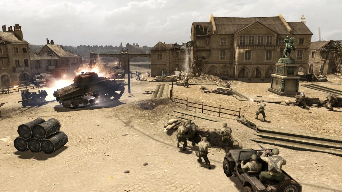 Announced the updated edition of the strategy game company of heroes definitive edition