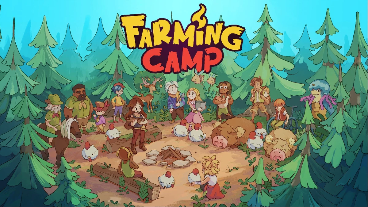 Another cozy farm has been announced the pixelated farming camp for pc and consoles
