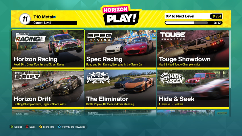 Forza horizon 6 developers presented the list of multiplayer modes