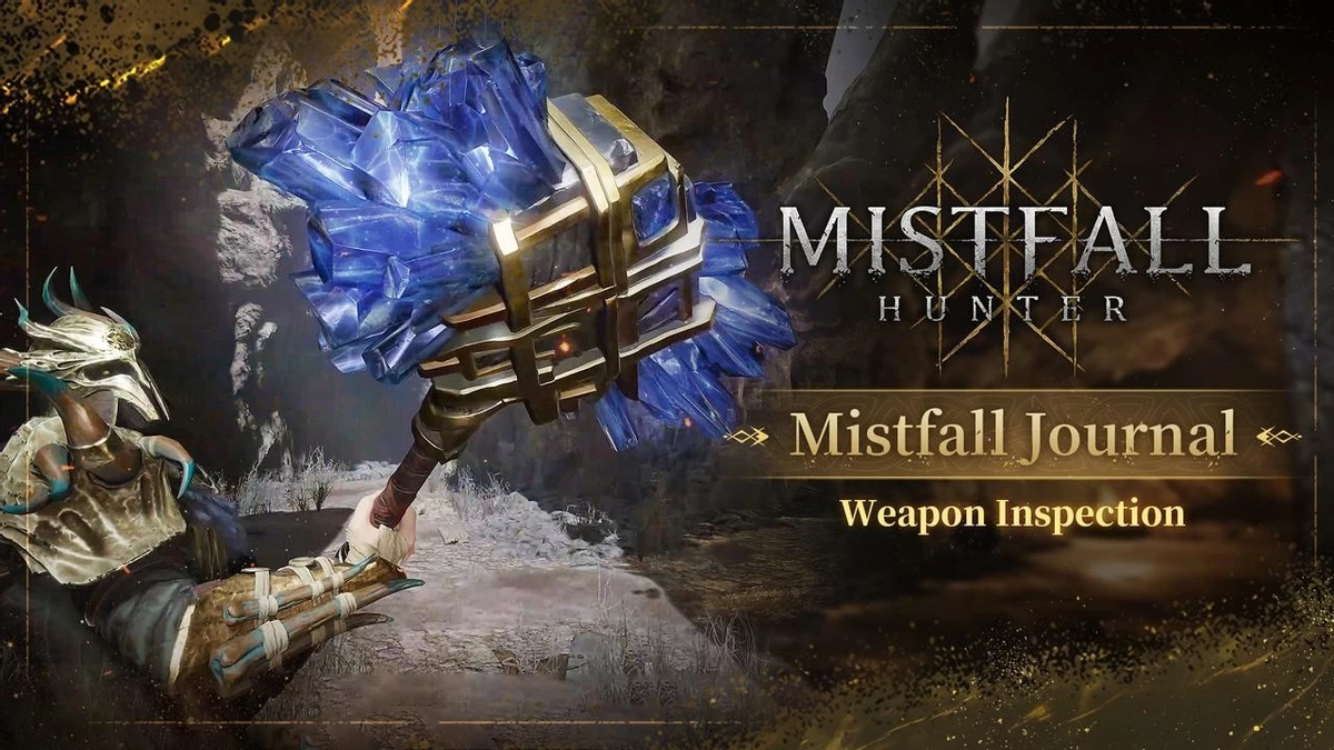 Mistfall hunter will feature detailed weapon inspection and a mysterious artifact