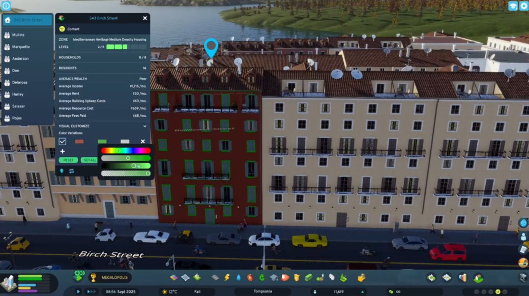 New developers of cities skylines 2 will add building recoloring and update the interface