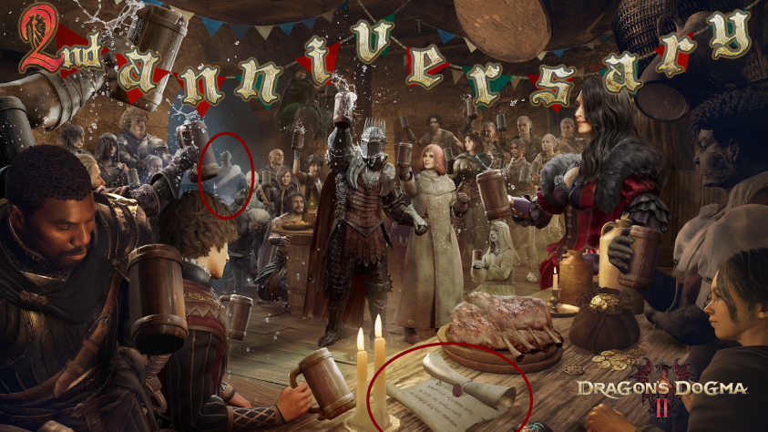 Players spotted hints of a dlc for dragons dogma ii in a recent capcom message