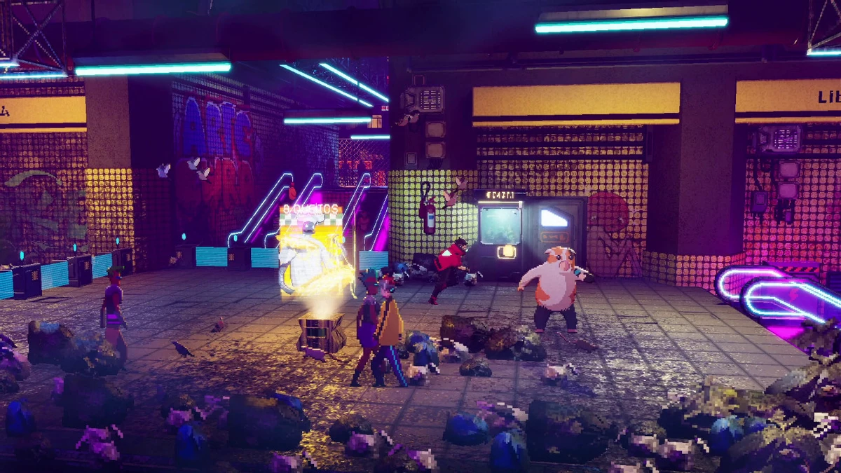 Stylish pixel cyberpunk sky dust gets a fresh trailer and a steam page