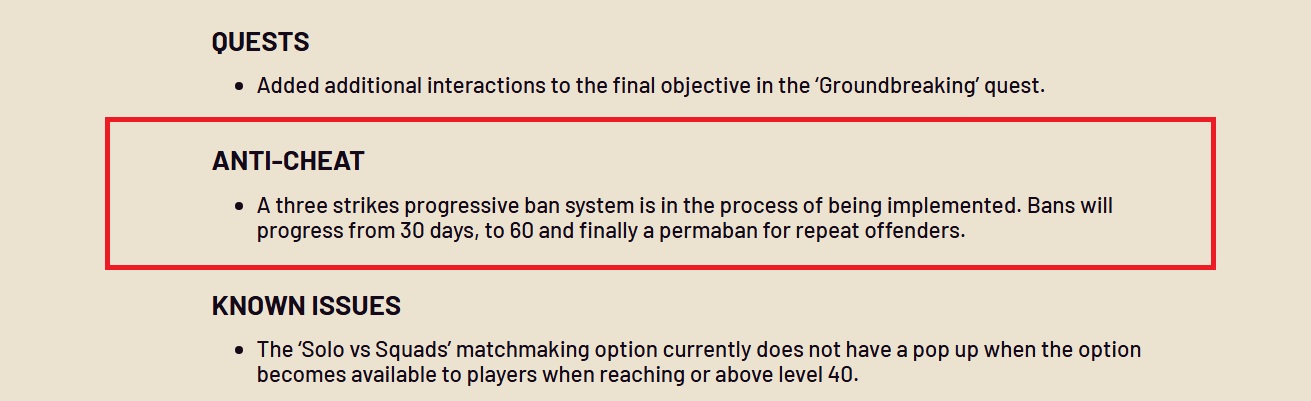 The developers of arc raiders are giving cheaters a chance to slip up a couple of times before issuing a permanent ban