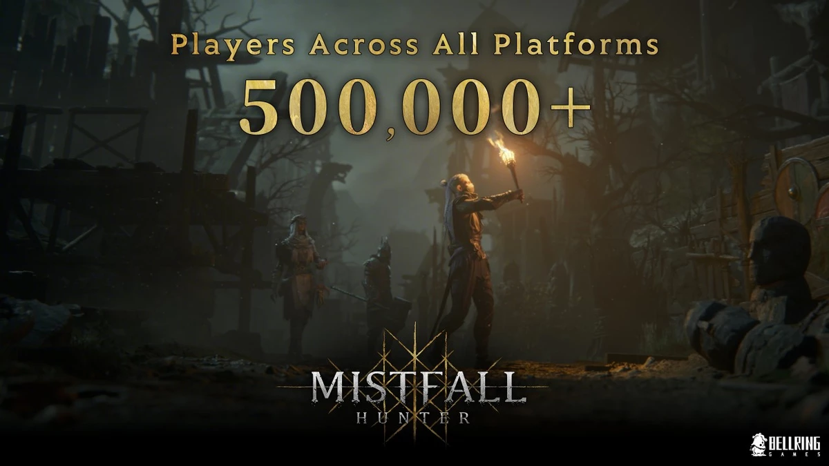 The fantasy deck building game mistfall hunter has sold 500000 copies