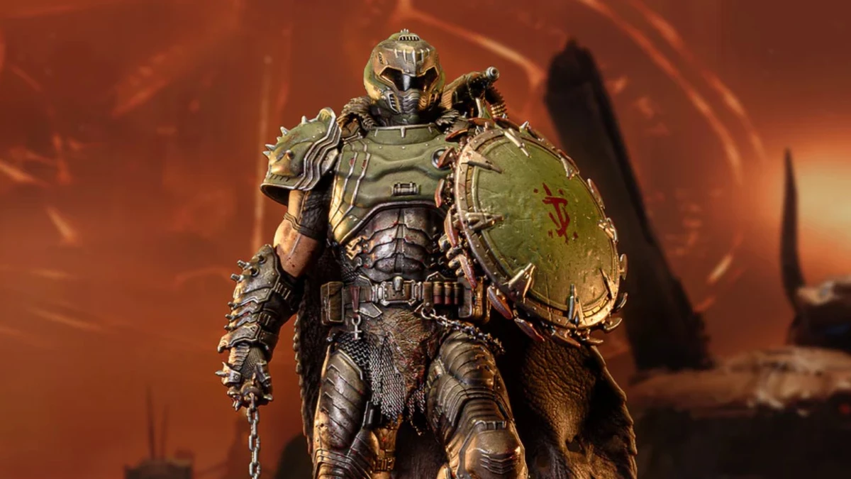 The rocks executioner in a new monumental figurine from dark horse