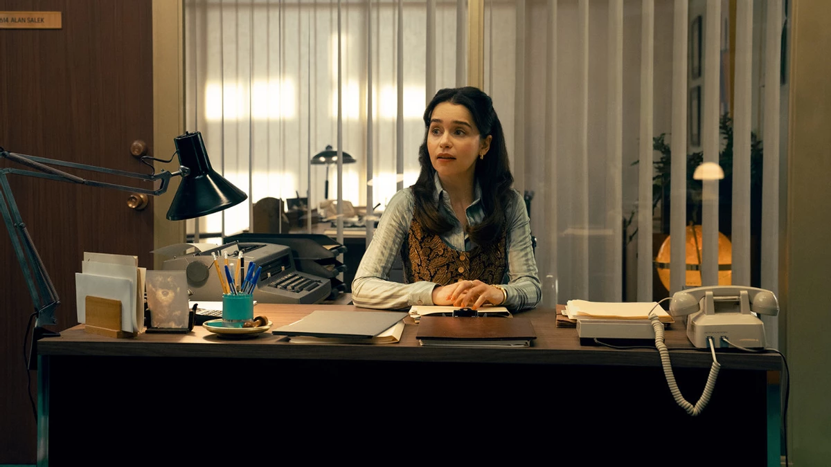 The spy series pony has been released featuring emilia clarke in a story about soviet era cliches
