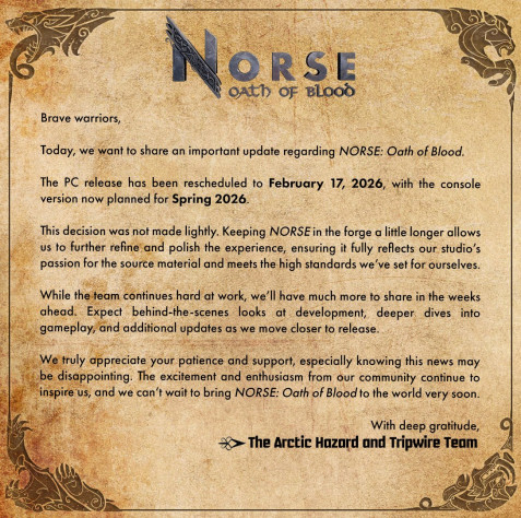The start date for the norse oath of blood story tactic has been moved to february 17th