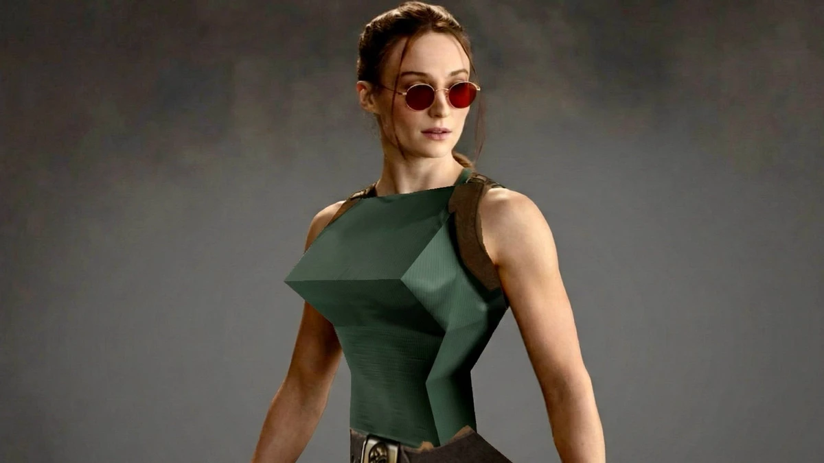This is how sophie turner would look as lara croft