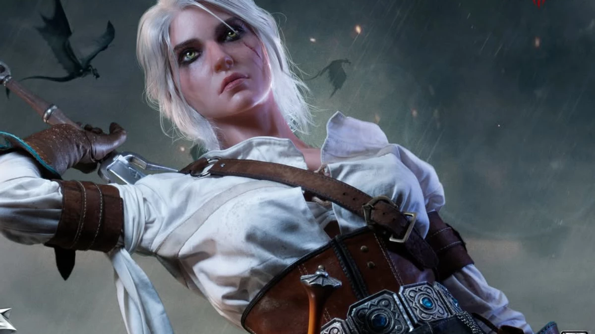 This magnificent statue of ciri from the witcher 3 will collect dust for you for 3300 euros