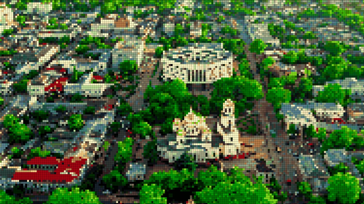 Your neighborhood in jrpg style a new chinese ai project turns real maps into a pixel game